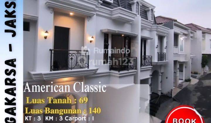 Dijual Rumah American Classic di Jagakarsa Jakarta Selatan 1