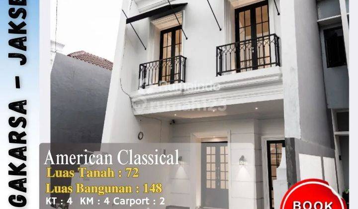 Dijual Rumah Baru American Classic Di Jagakarsa Jakarta Selatan  1