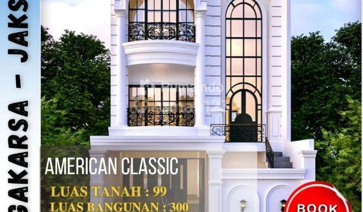 Dijual Rumah Brand New 
American Classic di Jagakarsa Jakarta Selatan 1