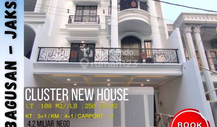 Dijual Murah Rumah Baru Cluster Kebagusan Jakarta Selatan  1