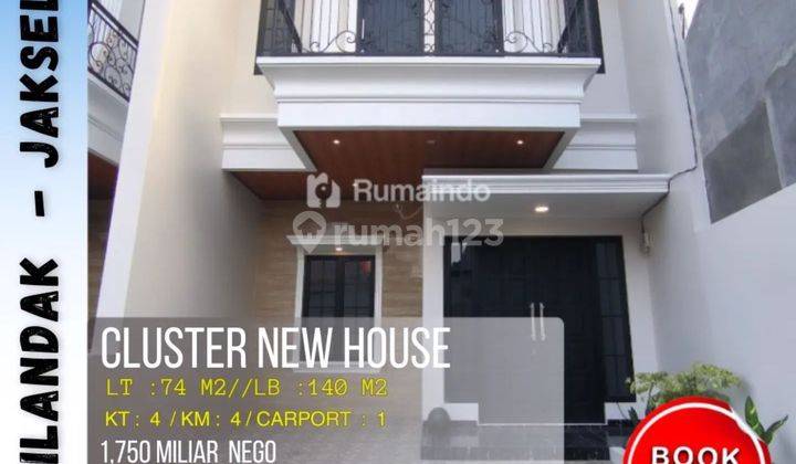 Rumah 2 Lantai di Jalan Cilandak Jakarta Selatan Baru SHM 1