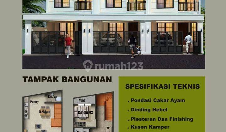 Dijual Rumah Di Jalan Pejaten Jakarta Selatan 2 Lantai 2