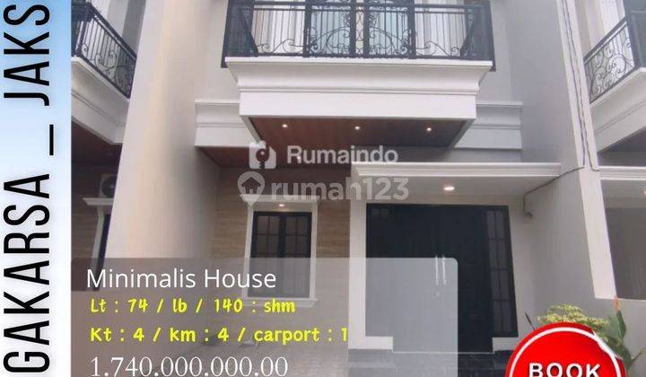 Dijual Rumah di Jalan Jagakarsa Jakarta Selatan 2 Lantai SHM 1