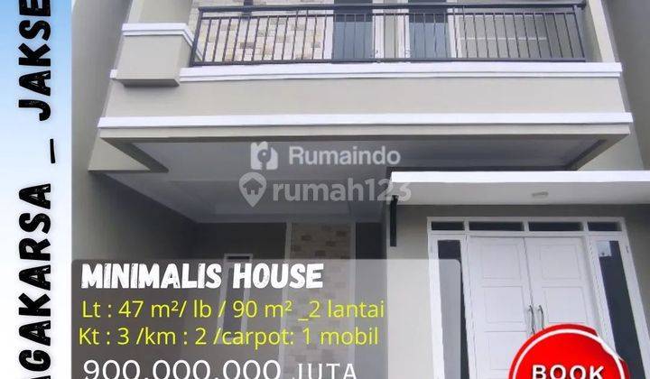 Dijual rumah minimalis di Jalan jagakarsa jakarta selatan  1