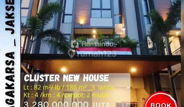 Dijual Rumah Cluster Semi Furnished Di Jagakarsa Jakarta Selatan  1