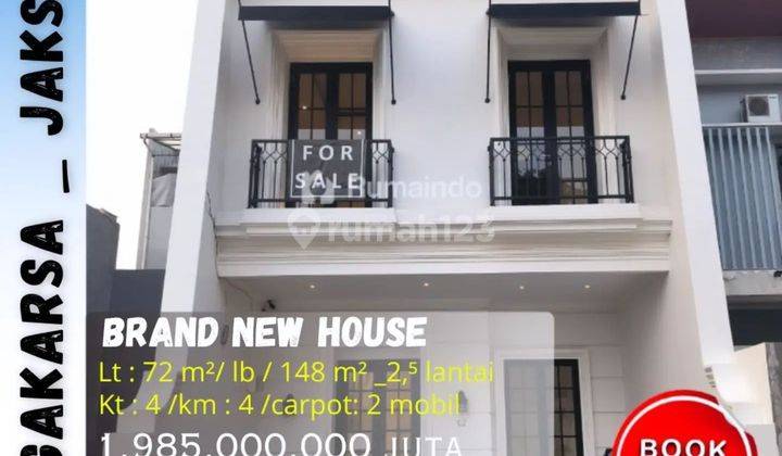 Dijual Rumah Cluster American Classic Di Jagakarsa Jaksel  1