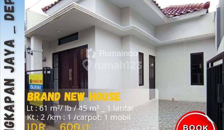 Dijual Rumah Murah Di Jalan Rangkapan Jaya , Rangkapanjaya Depok 1