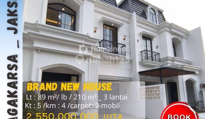 Dijual Rumah Cluster Amerika Classical Di Jagakarsa Jakarta  1