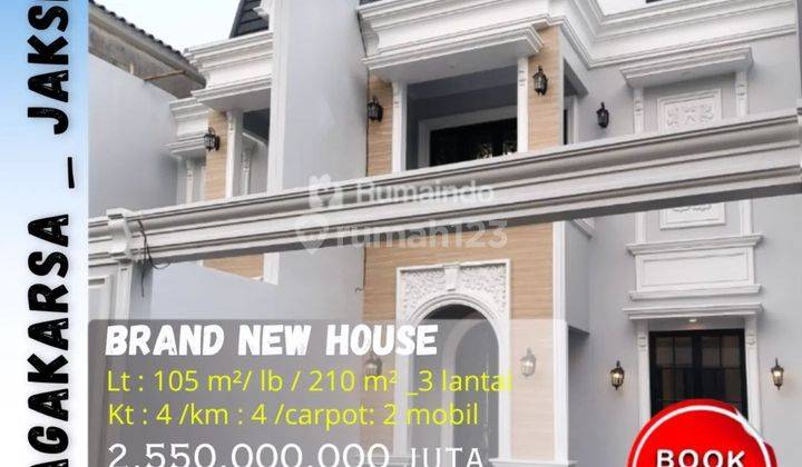 Dijual Rumah American Classic Di Jagakarsa Jakarta Selatan  1