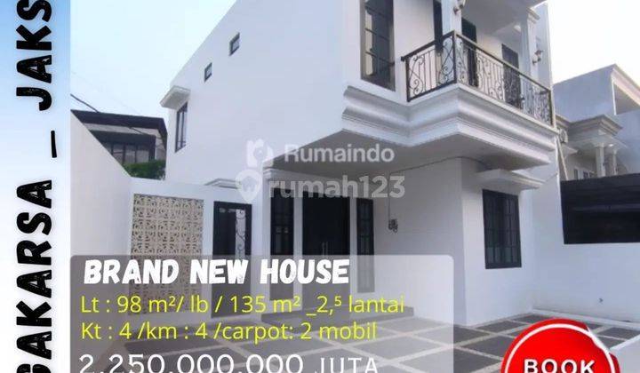 Dijual Rumah Cluster Fasilitas Kolam Renang Di Jagakarsa Jaksel 1