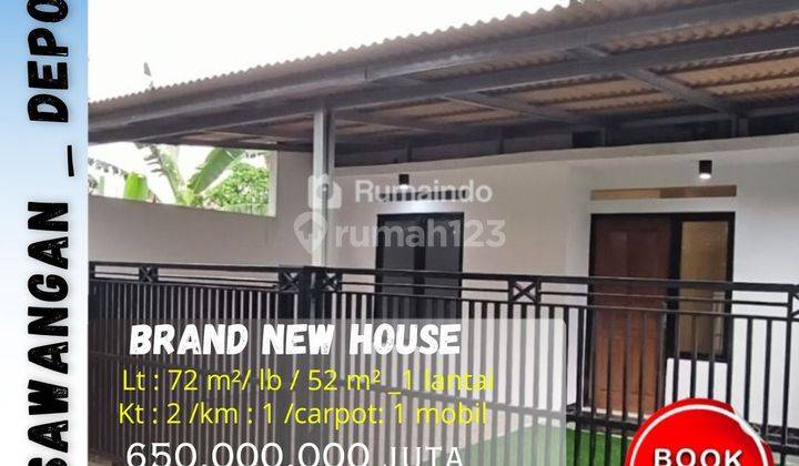 Dijual Termurah Rumah Cluster Di Jln Sawangan Depok Jawa Barat  1