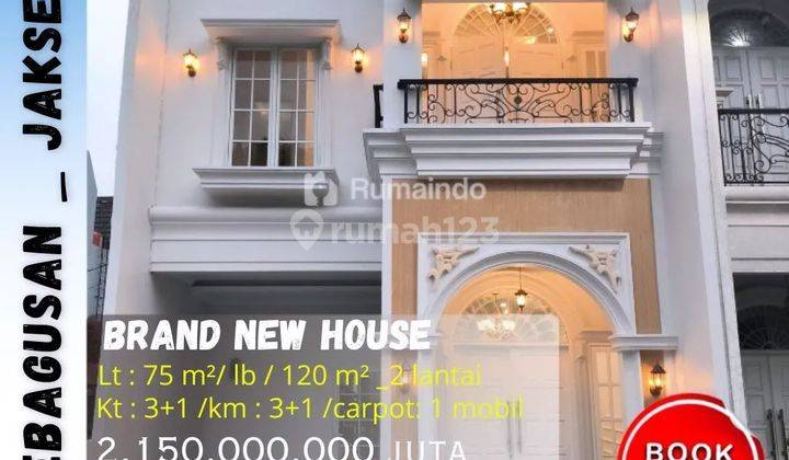 Dijual Rumah Cluster Baru 2 Lantai Kebagusan Jakarta Selatan  1