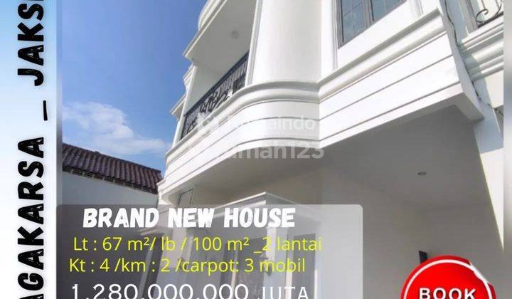 Dijual Rumah Cluster Ada Roftop Di Jagakarsa Jakarta Selatan  1