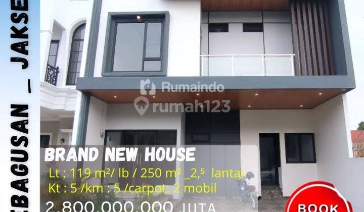 Dijual Rumah Cluster Ad Roftop Di Jagakarsa Jakarta Selatan  1