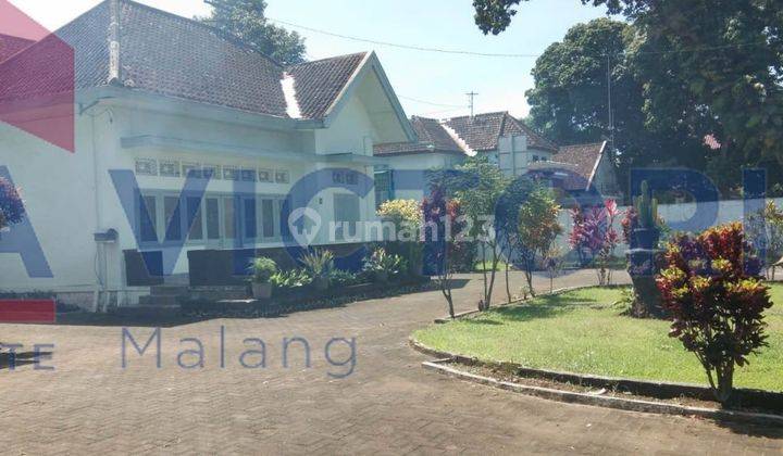 Ruamah Layout Kalsik Bangunan Belanda Pinggir Jalan Provinsi Strategis Pusat Gondanglegi Dekat Pasar, Perhotelan, Perbankan, Kuliner  2