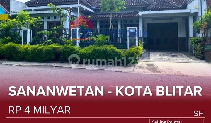 For Sale Strategic House in the Center of Blitar City - One Step to City Icons