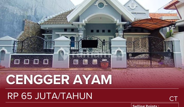 Rumah Siap Huni Loaksi Tengah Kota Lingkungan Tenang Dekat Kampus Ub, Polinema, Asia, Abm, Pusat Kuliner Suhat Cocok Untuk Kantor, Rumah Tinggal, Klinik Dokter Spesifikasi