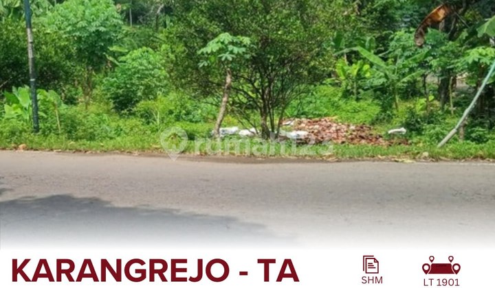 Tanah di Jalan Raya Karangrejo Tulungagung Dekat Indomaret, Pom Bensin & Rencara Jalan Tol ke Bandara Dhoho Tanah di Jalan Raya Karangrejo Tulungagung Dekat Indomaret, Pom Bensin & Rencara Jalan Tol ke Bandara Dhoho
