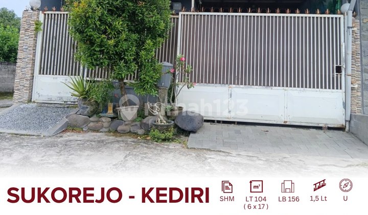 Dijual Rumah Area Sukorejo Dekat Perkantoran Kab Kediri Dan Simpang Lima Gumul Dalam Perumahan Posisi Hook