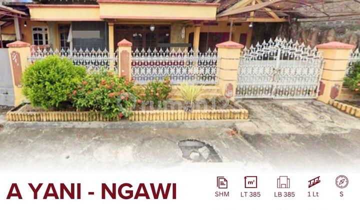 Jual Rumah + Ruko Posisi Hook Lokasi Strategis Di Ngawi Terdapat 2 Pintu Masuk Rumah  1