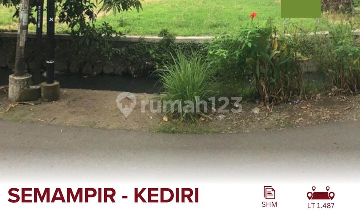 Land for Sale in Semampir, Kediri City, Trading Area Close to Provincial Road Access