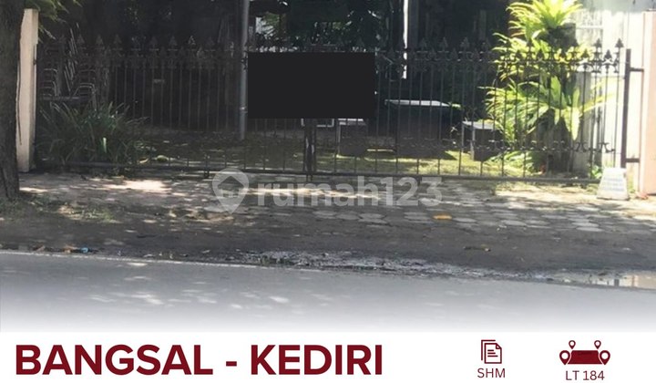 Dijual Tanah Tengah Kota Kediri Area Bangsal Pinggir Jalan Utama Kediri - Wates