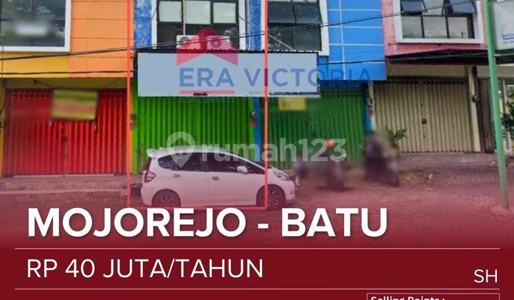 2-Story Building Shop for Rent on Main Malang-Batu Route, Suitable for Various Businesses, Near Batu Crematorium 1