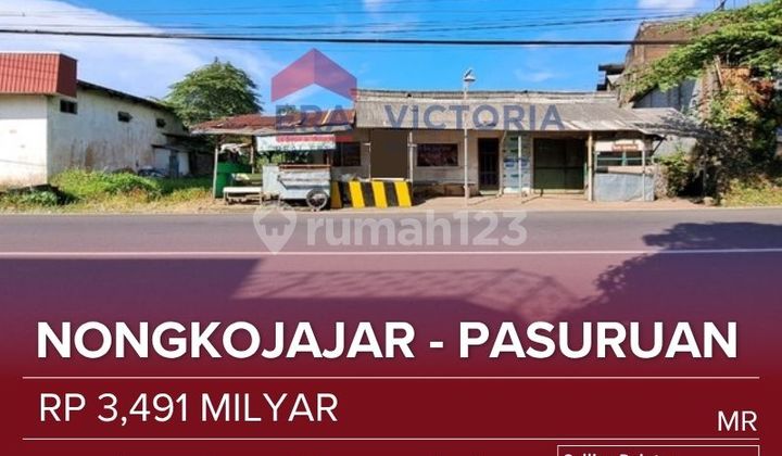 Tanah Jual Pinggir Jalan Raya Provinsi Dekat Exit Tol Purwodadi, Kebun Raya Purwodadi, Arah Jalan Bromo. Akses Bisa Kendaraan Besar. Cocok Untuk Gudang, Perumahan Cluster, Investasi