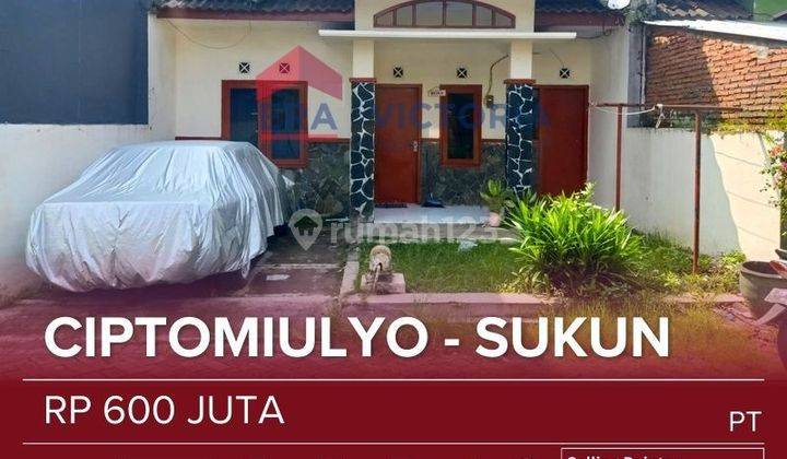 DIJUAL Rumah Dalam Perumahan Poros Jalan Alternatif Antar Kota, Dekat SPBU, Kantor Kelurahan Ciptomulyo, Pertokoan Mergosono Kota Malang 1