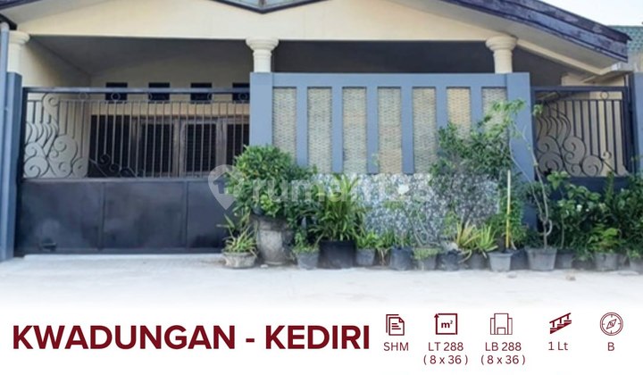Dijual Rumah Siap Huni & Cocok untuk Usaha Cafe Maupun Depot di Kwadungan Kab Kediri