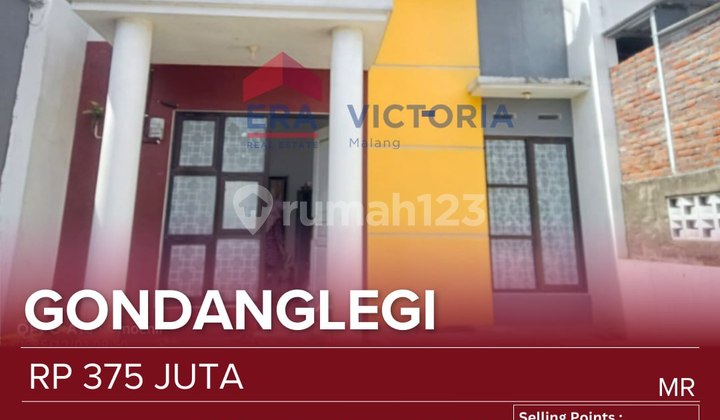 Rumah Area Gondanglegi Dekat Pasar Gondnglegi, Smk Mutu Gondanglegi, Pondok Pesantren Al- Rafi'ie Cocok untuk Keluarga Kecil