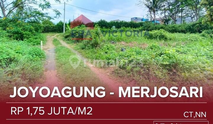 Tanah Kavling Lokasi Area Merjosari Cocok Untuk Dibangun Rukos Atau Rumah Tinggal Dekat Ke Thursina Islamic Boarding School, Univ. Gajayana, Uin, Unisma, Itn, Perum Vbt Dan Beberapa Cafe 