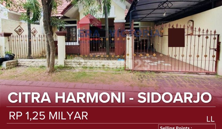 Rumah Jual Area Sidoarjo Lokasi Dalam Perumahan Elit Dan Nyaman, Jalan Lebar, Keamanan 24 Jam Dekat Jalan Provinsi Krian-taman Akses Mudah Kemana Saja 
