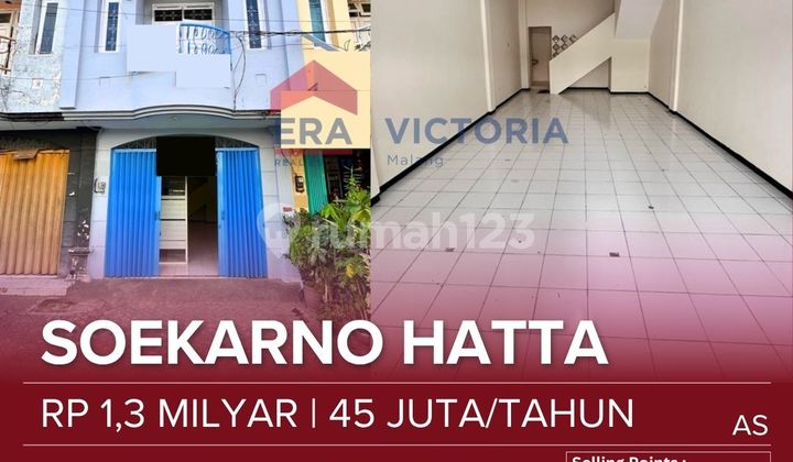 Strategic Location of Soekarno Hatta Ruko Complex in a Busy Business Area, Suitable for Culinary, Office, and Other Businesses