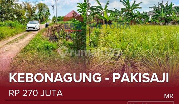 Land For Sale in Pakisaji Area Near PG Kebonagung, Close to Kebonagung Residence Housing, Damar Housing, Suitable for Building Residences, Gardens, or for Investment.