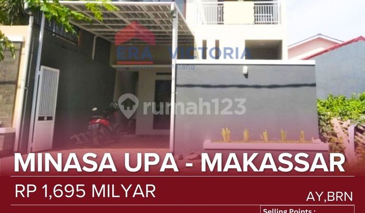 House for Sale in a Strategic Location Housing Near Al-Azhar Islamic School (Elementary, Middle, High School), Giant Supermarket, University, KFC Citraland, Citraland Housing.