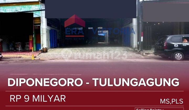 Dijual Toko / Gudang & Rumah - Lokasi Usaha Strategis
