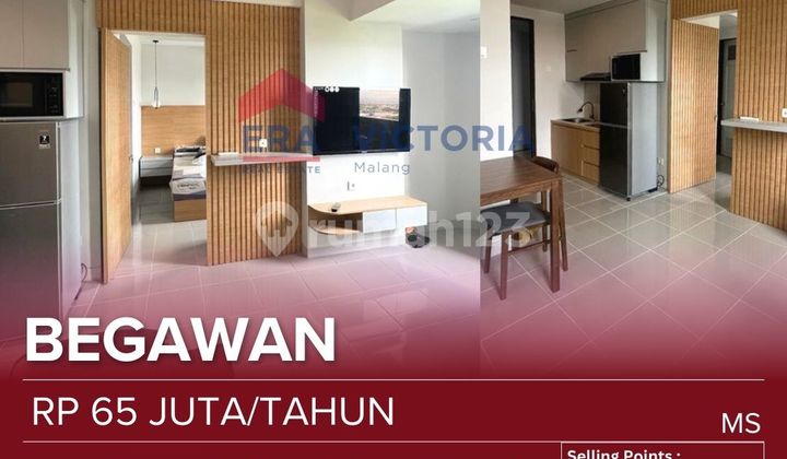 Disewakan Unit Apartemen Begawan. Kondisi Terawat, Layout Luas, Lokasi Strategis Cocok Untuk Berkarya Dan Tempat Tinggal 1