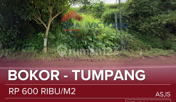 Tanah Kavling Lokasi Pinggir Jalan Raya Area Tumpang Terdiri 3 Sertifikat, Jalur Malang Bromo 8,5 Km Dari Tol Madyopuro, Tol Pakis, 1,5 Km Dari Pasar Tumpang, Wisata Sumber Asri, Rumah Sakit Sentosa