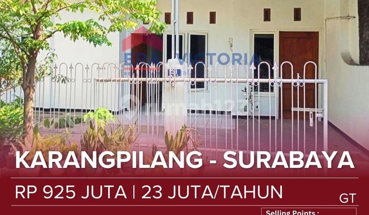 Rumah Jual Lokasi Dalam Perumahan yang Tenang, Aman Dekat Area Bisnis , Pasar, Klinik Phc, Pasar Kebraon