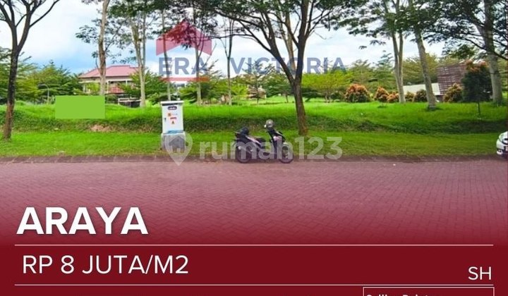 Land for Sale in Araya Area, Strategic Location, Near Boulevard Road, Close to Araya Plaza, Persada Hospital, Binus Campus Land for Sale in Araya Area, Strategic Location, Near Boulevard Road, Close to Araya Plaza, Persada Hospital, Binus Campus