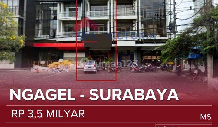 Ruko 4 Lantai Dijual Di Kawasan Ngagel Tengah Kota Surabaya Area Central Bisnisselangkah Ke Transmart Ngagel Xxi, Lokasi Strategis Kawasan Bisnis Dan Usaha. area ramai 1