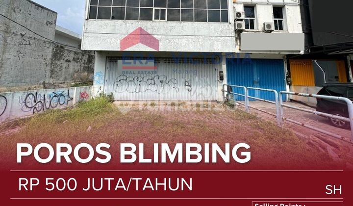 Ruko Sewa Lebar Depan 8 Meter, Lebar Belakang 10 Meter, Pinggir Jalan Besar Kawasan Usaha Akses Kendaraan Besar Lokasi Tengah Kota