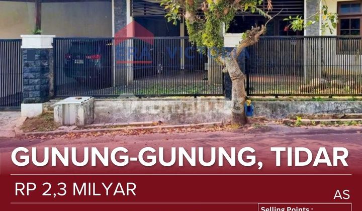 Rumah Jual Area Tidar Dikelilingi Sekolah, Universitas Ternama Malang Lokasi Aman, Nyaman Cocok Untuk Keluarga Atau Untuk Dikomersilkan Kembali 