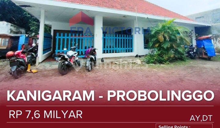Rumah Jual Lokasi Strategis Tengah Kota Probolinggo Lahan Luas Ditengah Kota Kawasan Ramai, bisa Digunakan untuk Gudang Akses Cepat ke Arah Alun-Alun Kota, Smkn 3 Probolinggo