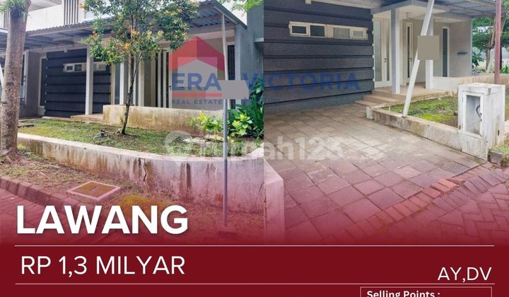 Rumah Jual Modern Minimalis Siap Huni Hook Dekat Pasar Lawang Dekat Exit Tol Lawang, Kantor Polsek Lawang Lokasi Jalan Poros Malang-Surabaya, Rumah Sakit Row Jalan Lebar, Lingkungan Nyaman & Tenang