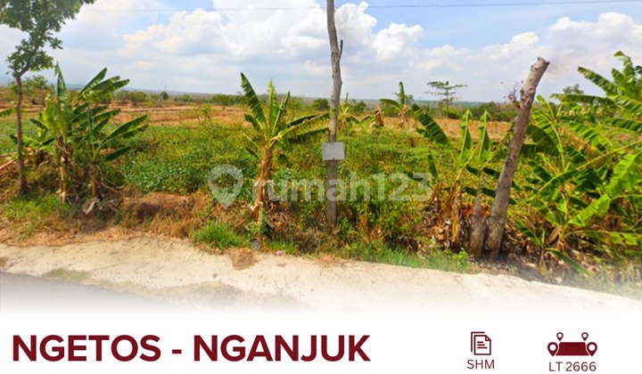 Tanah Dijual Di Ngetos Kab Nganjuk Akses Jalan Utama Lebar Dekat Dengan Kantor Desa Dan Polsek Ngetos Disekitar Sudah Banyak Dibangun Rumah Bisa Digunakan Untuk Lahan Pertanian Dan Perumahan