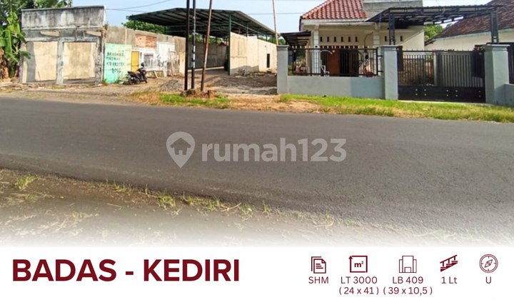 Jual Gudang di Badas Kab Kediri Akses Jalan Raya Dekat Terminal Pare, Rs Tulungrejo, Jalur Arah Jombang, Kawasan Pabrik, Industri, Perkantoran & Pergudangan