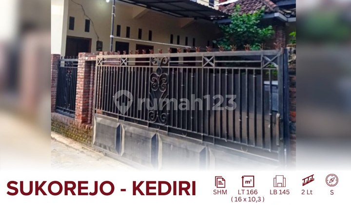For Sale 10-Room Furnished Boarding House in Sukorejo, Ngasem Subdistrict, Kediri Regency