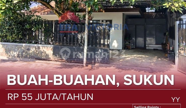 House for Rent for Residential Use, Fully Furnished, Water Heater, Large Space Available (10 X 9 M), One Gate System, Quiet Neighborhood Near Dieng Area, Mog, University, Kawi Culinary, RKZ Hospital, Soepraoen, Supermarket.